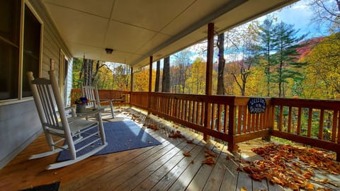 Fall view from the Porch. 