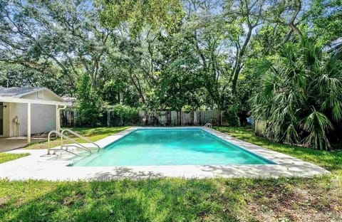 Private backyard pool.