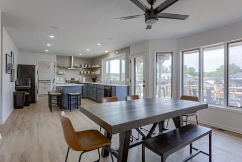 main floor dining - views of the lake