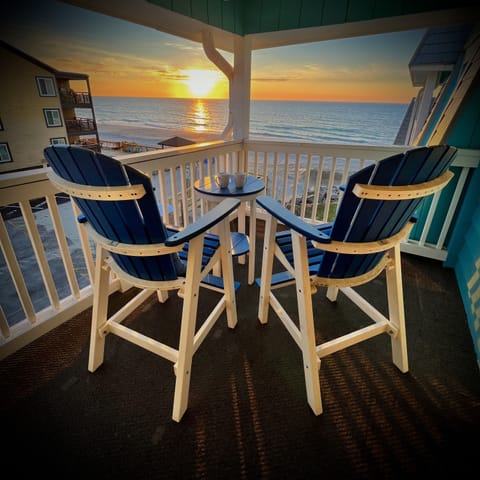 Sunrise view from balcony