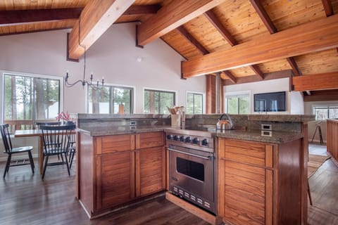 State of the art appliances in the kitchen.