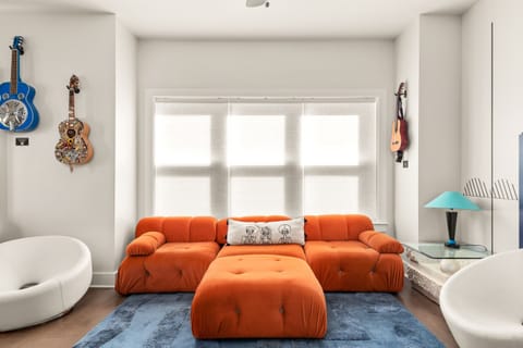 Step back in time and immerse yourself in the groovy vibe of our retro townhome!