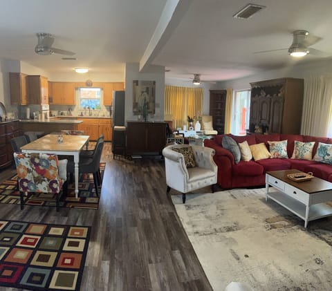 Huge amount of interior space. Wide open.