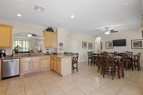 Kitchen and dinning area
