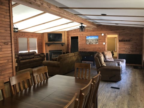 Door to right in photo is the room with 2 queen beds.