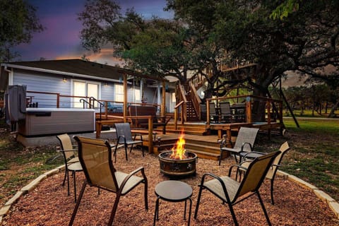 Experience the heart of hospitality by the warmth of the inviting fire pit sitting area, where evenings are filled with laughter and memories.
