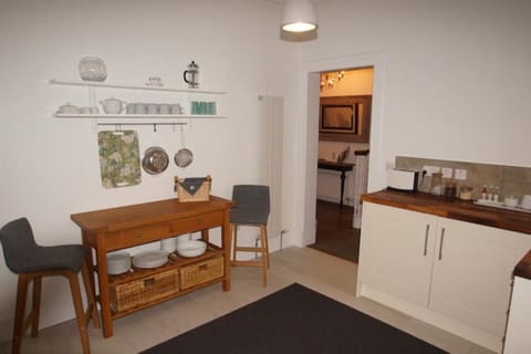 Space to sit and chat while cooking