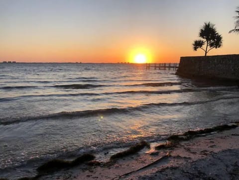 One of two bay accesses with a half mile--great for viewing sunsets.