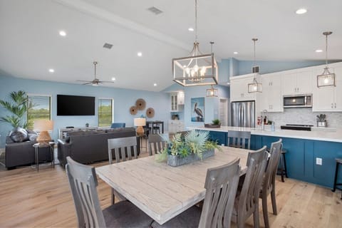 Dining Living Kitchen View
