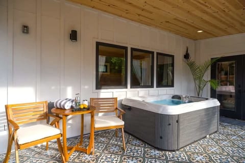 private hot tub