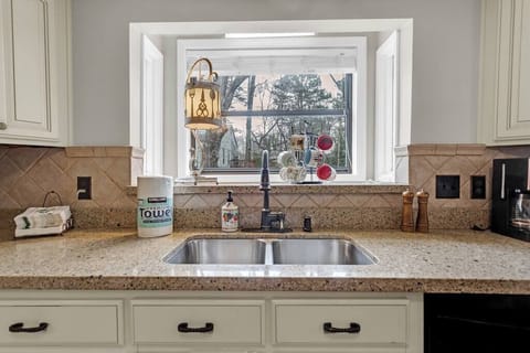 Lots of light in the kitchen while you prepare a meal