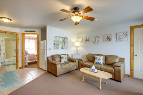 Wells Vacation Rental | 1BR | 1BA | Stairs Required | 493 Sq Ft