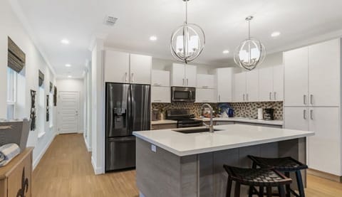 fully stocked kitchen