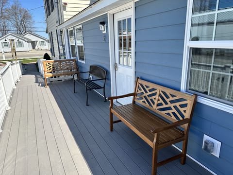 Front Porch With Benches and Ramp
