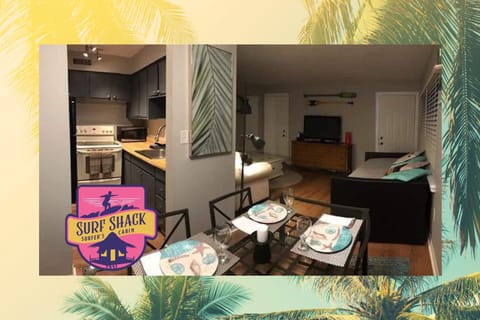 Spacious Living and Dining area with fully equipped kitchen