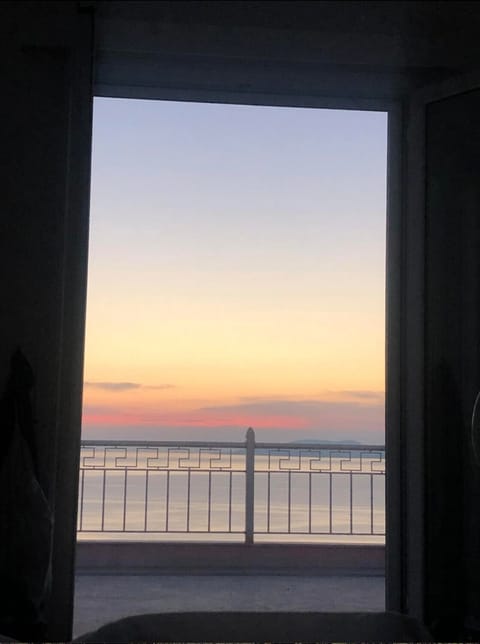 sunrise from one of the bedrooms