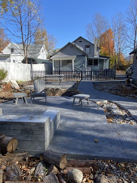 New backyard patio, gardens coming!