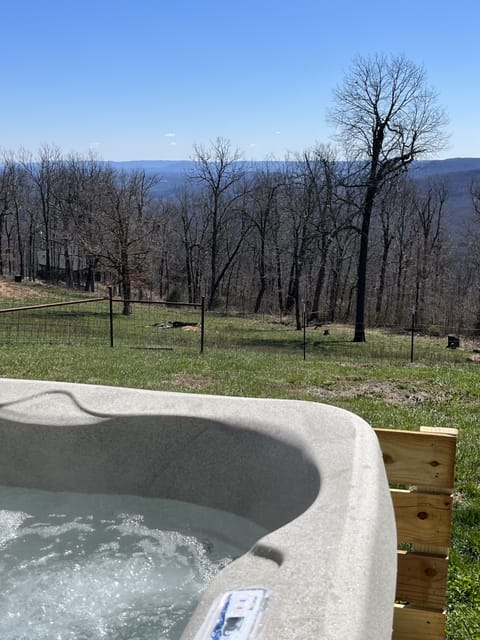 Hot Tub and view 