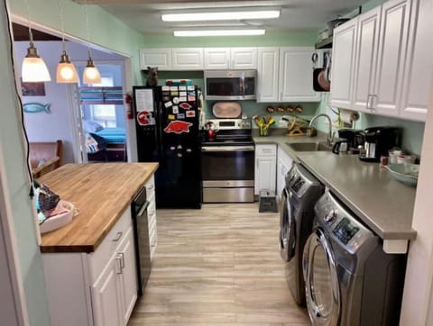 Kitchen with laundry 