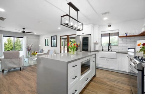 Microwave and island 