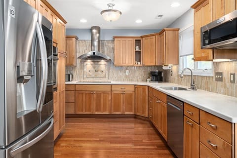 The Stunning Kitchen will delight the Chef in your family.