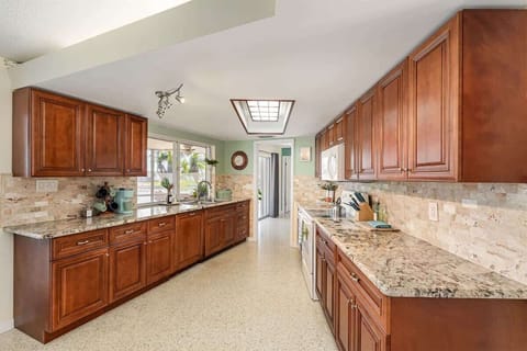 Fully Furnished Kitchen with Water Views