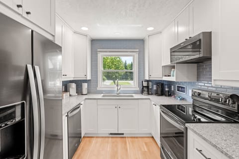 Fully stocked kitchen
