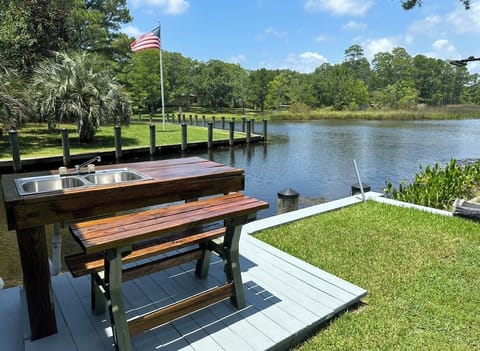Fish cleaning station