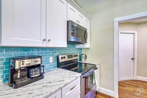 Elegant stainless steel appliances adding a touch of sophistication