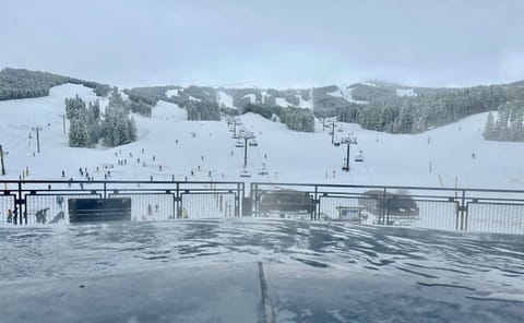 Upslope View from Outdoor Heated Pool/HotTub