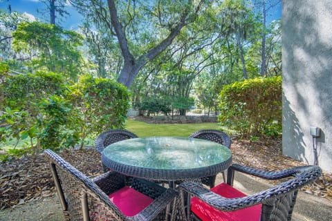 Private outdoor patio