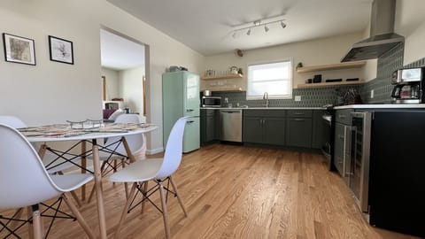 Kitchen and dining area