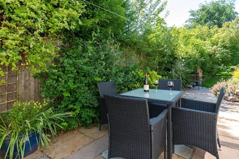 Spacious patio area - south facing and a real sun trap!