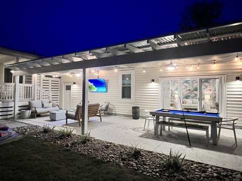 Kick back and relax after a fun day at the beach. 