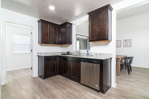 Don`t waste time doing dishes; simply toss them in our dishwasher and enjoy your drinks!