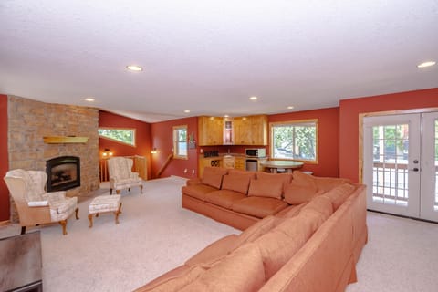 Upper level living room