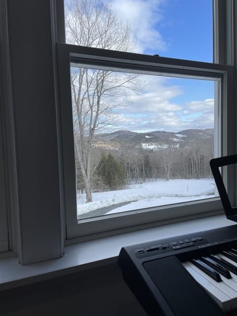 View from Family Room during winter
