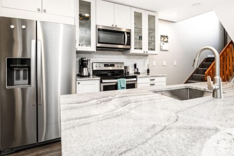 Fully stocked kitchen