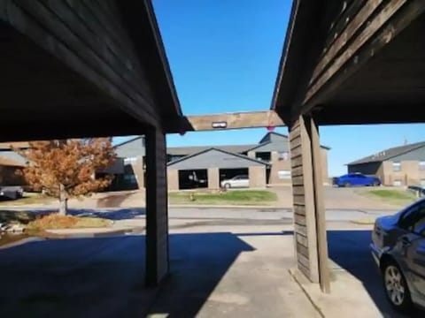 parking garage with auto light