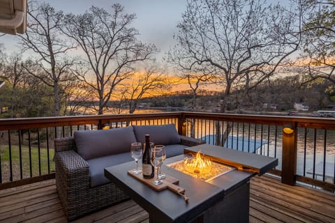 Firepit outside of master bedroom 
