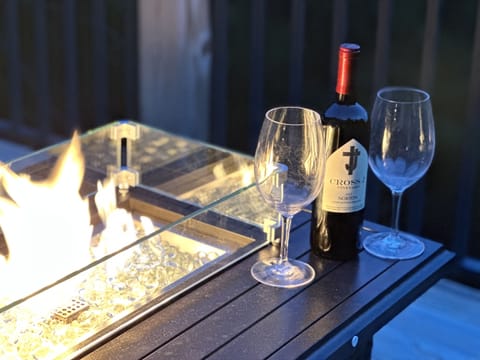 Have some wine with everyone on the deck.  