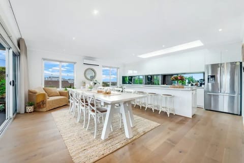 Large open plan living, dining and kitchen 