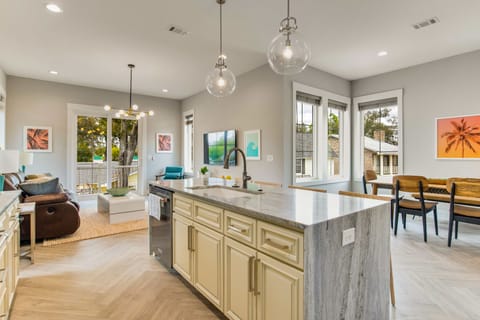 Our spacious kitchen with an island is perfect for cooking and entertaining.