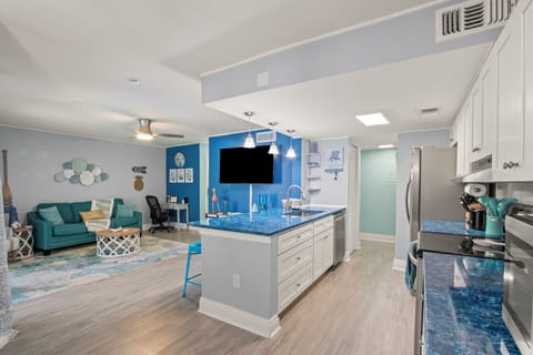 Open concept living space with beautiful kitchen fit for any chef!