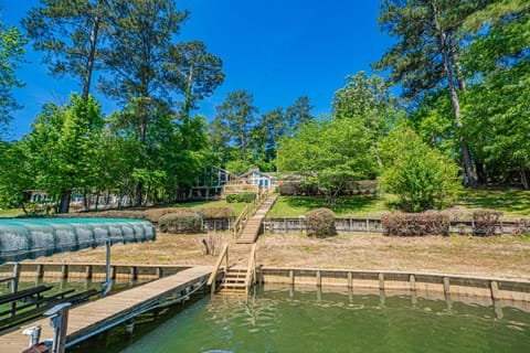 View of the house from the dock.