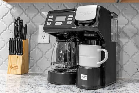 Nothing beats a fresh coffee before a day of golf or beach.