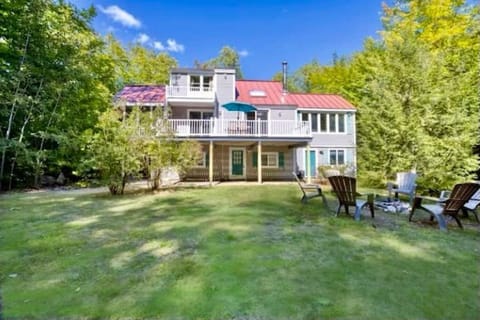 back yard of house