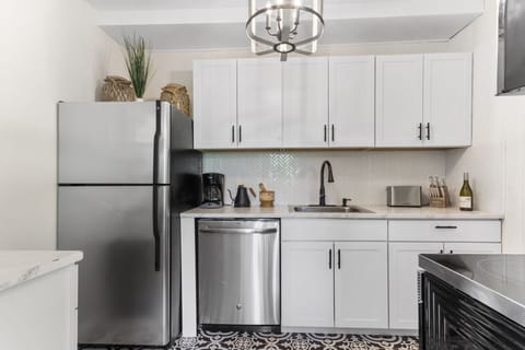 Our home is equipped with top-of-the-line kitchen amenities! Enjoy the pleasure of preparing your hearty meal in our kitchen which provides everything you need to unleash your inner chef. 