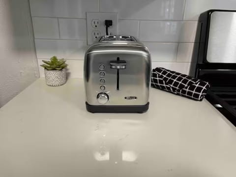 Toast perfection: Our reliable toaster, your breakfast companion.