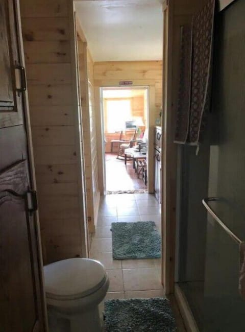 2 sink bathroom, shower and toilet